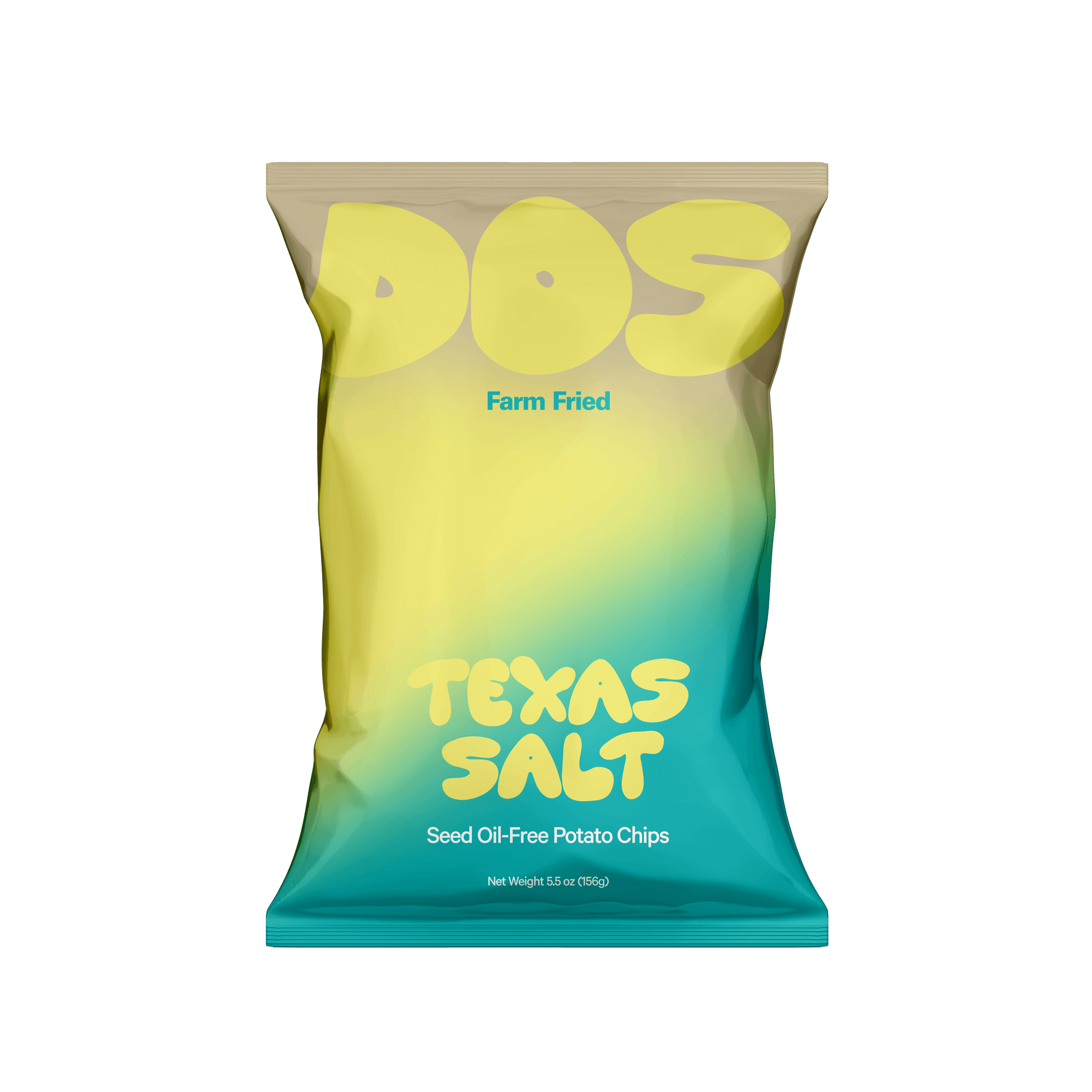 Texas Salt front of bag tallow fried potato chips